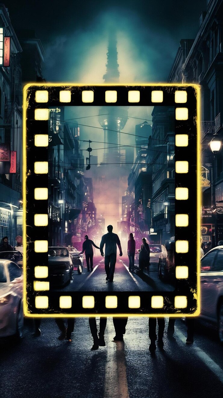 Film frames background